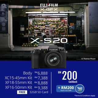 (September Promo)FUJIFILM X-S20 Mirrorless Camera