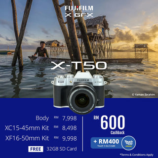(September Promo)FUJIFILM X-T50 Mirrorless Camera