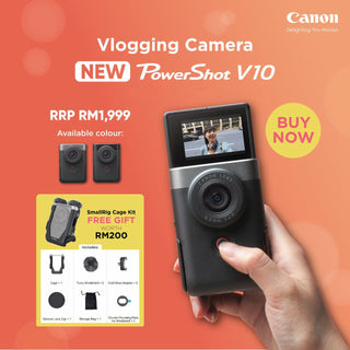 (September Promo)Canon PowerShot V10 Vlog Camera
