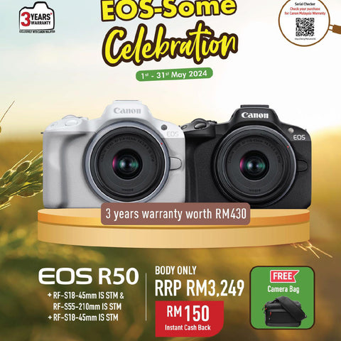 (May Promo)Canon EOS R50 Mirrorless Camera