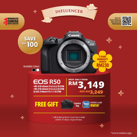 (March Promo)Canon EOS R50 Mirrorless Camera