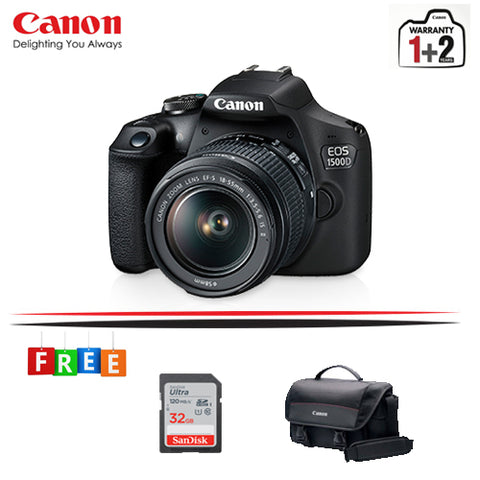 (December Promo)Canon EOS 1500D with 18-55mm IS II DSLR Camera