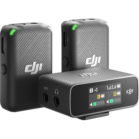 DJI Mic -Person Compact Digital Wireless Microphone System(2.4 GHz)