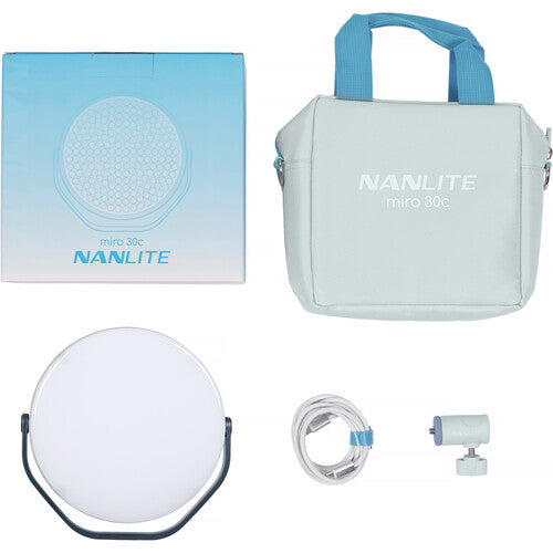 Nanlite miro 30c RGB Round LED Light Panel