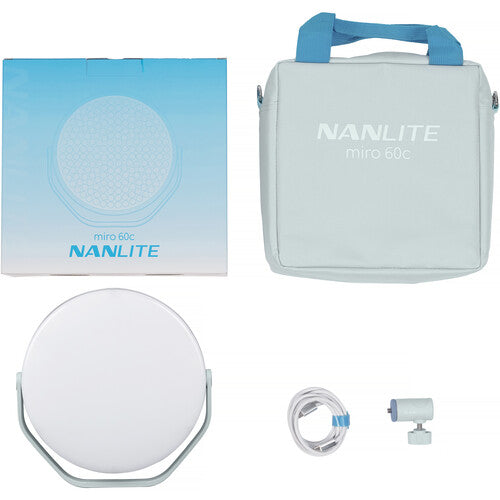 Nanlite miro 60c RGB Round LED Light Panel