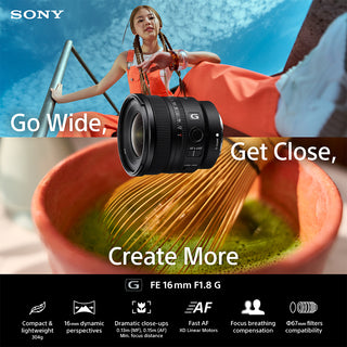 (New Item - Coming Soon)Sony FE 16mm f/1.8 G Lens