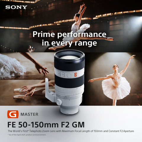 Sony FE 50-150mm f/2 GM Lens