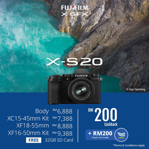 (Pre-Order)FUJIFILM X-S20 Mirrorless Camera