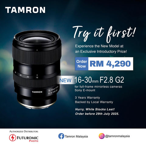 (Pre Order Now)Tamron 16-30mm f/2.8 Di III VXD G2 Lens