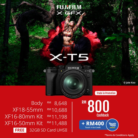(August Promo)FUJIFILM X-T5 Mirrorless Camera