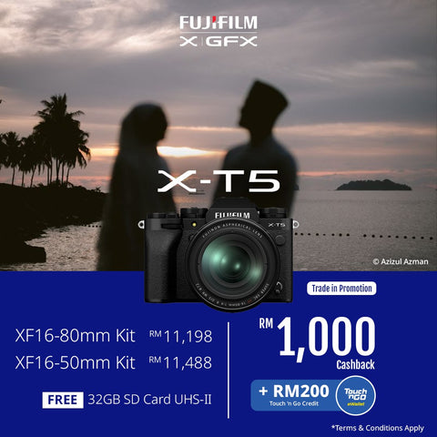 (September Promo)FUJIFILM X-T5 Mirrorless Camera