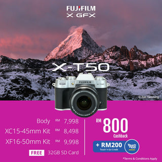 (April Promo)FUJIFILM X-T50 Mirrorless Camera