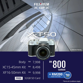 (May Promo)FUJIFILM X-T50 Mirrorless Camera