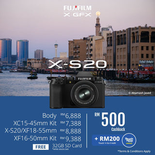 (July Promo)FUJIFILM X-S20 Mirrorless Camera