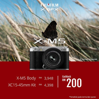 (August Promo)FUJIFILM X-M5 Mirrorless Camera