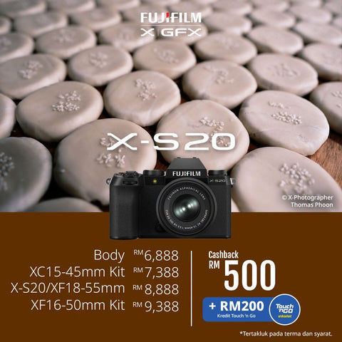(September Promo)FUJIFILM X-S20 Mirrorless Camera