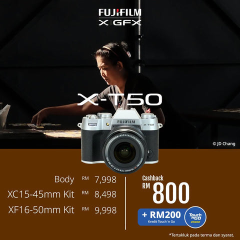 (September Promo)FUJIFILM X-T50 Mirrorless Camera