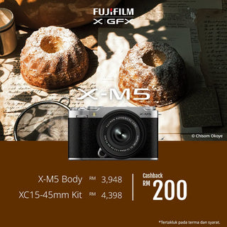 (September Promo)FUJIFILM X-M5 Mirrorless Camera