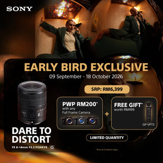 (Pre Order Now)Sony FE 8-14mm f/3.5 Fisheye G Lens