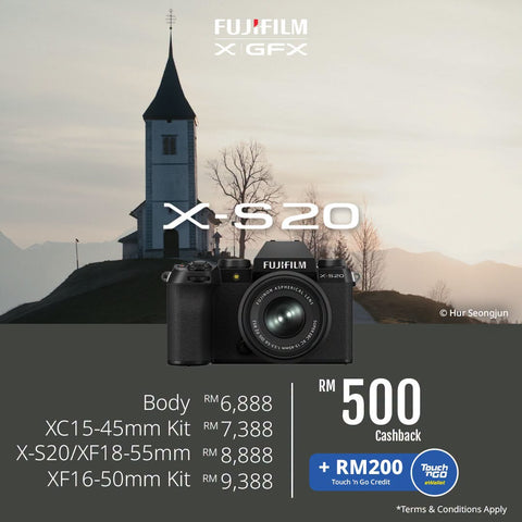 (October Promo)FUJIFILM X-S20 Mirrorless Camera