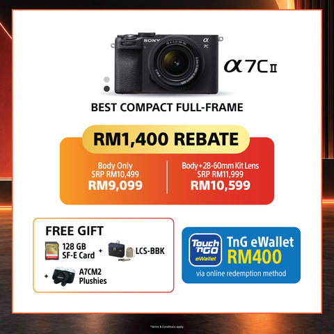 (October Promo)Sony a7C II Mirrorless Camera