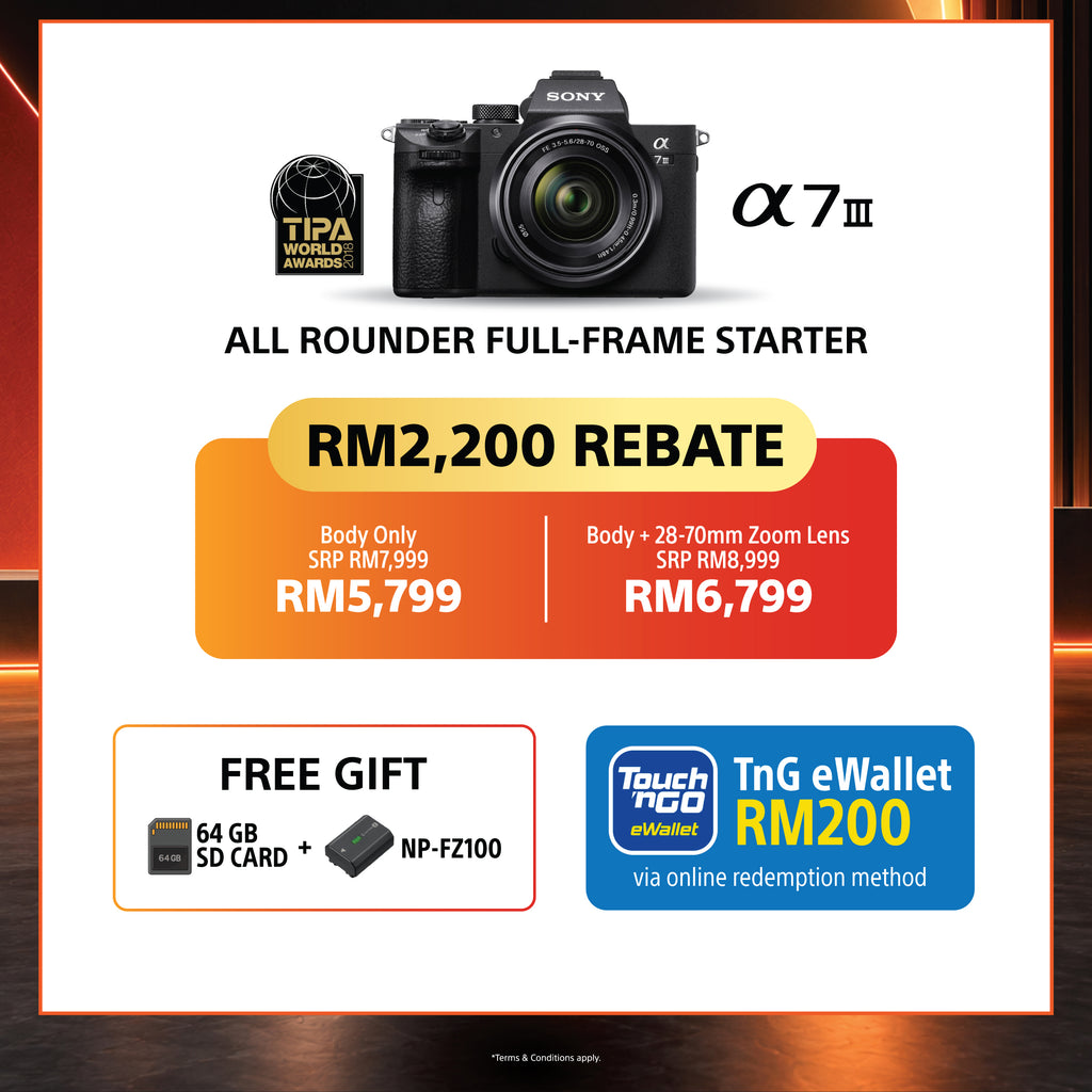 (October Promo)Sony Alpha a7 III Mirrorless Digital Camera
