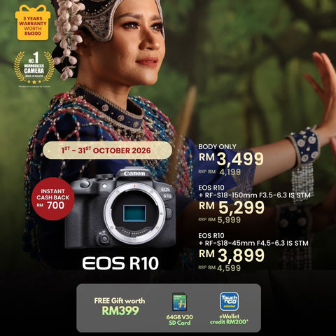 (October Promo)Canon EOS R10 Mirrorless Camera