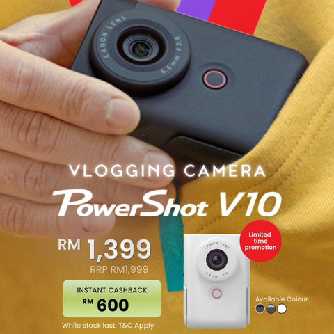(October Promo)Canon PowerShot V10 Vlog Camera