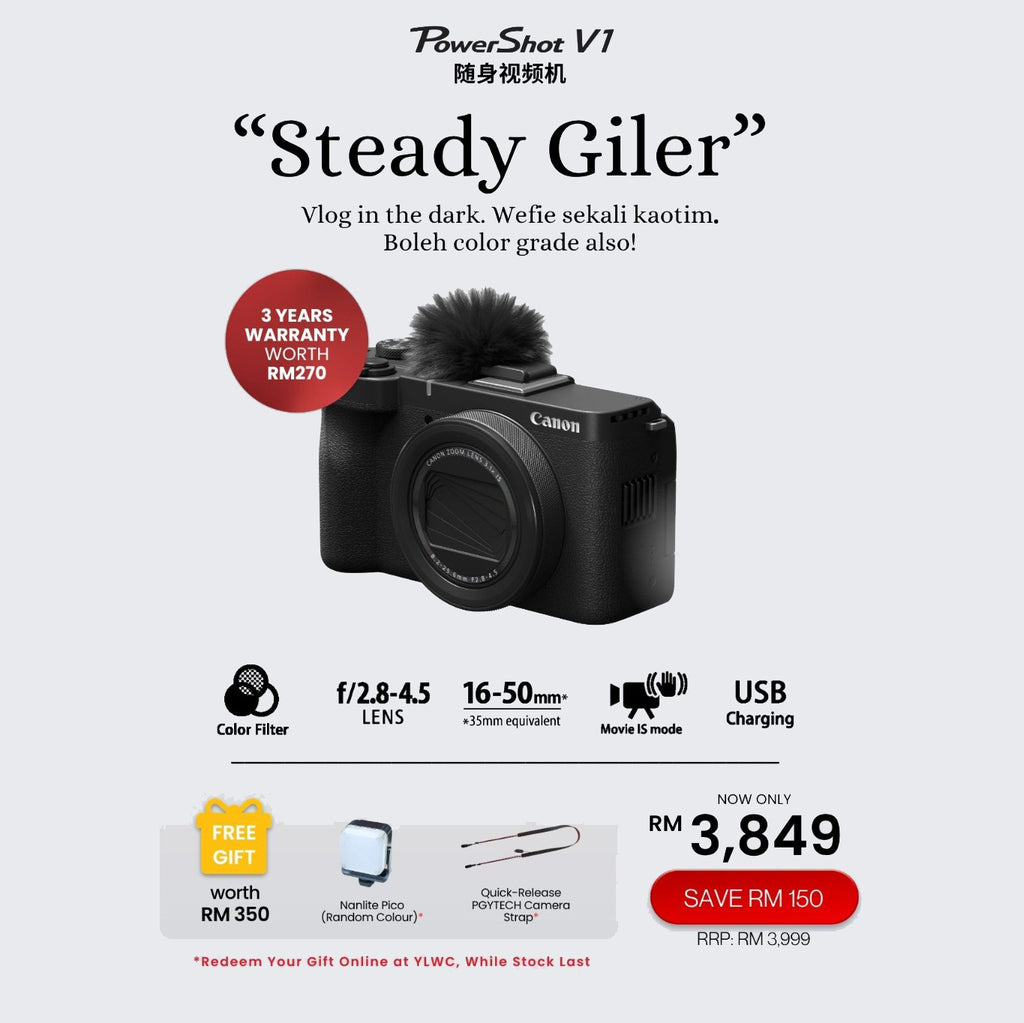 (October Promo)Canon PowerShot V1 Digital Camera