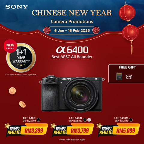 (January Promo)Sony Alpha a6400 Mirrorless Digital Camera