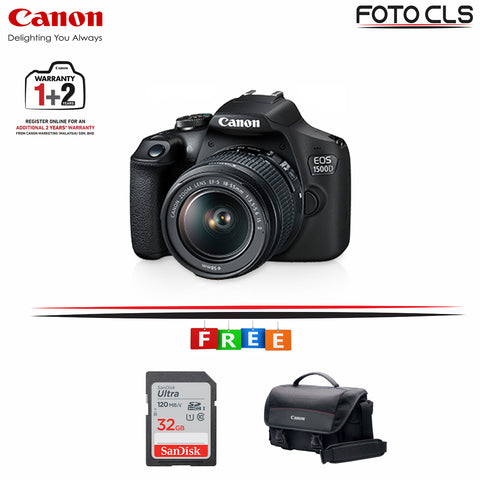 (December Promo)Canon EOS 1500D with 18-55mm IS II DSLR Camera