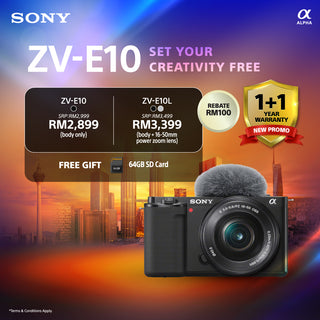 (October Promo)Sony ZV-E10 Mirrorless Camera