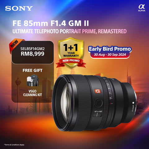 Sony FE 85mm f/1.4 GM II Lens