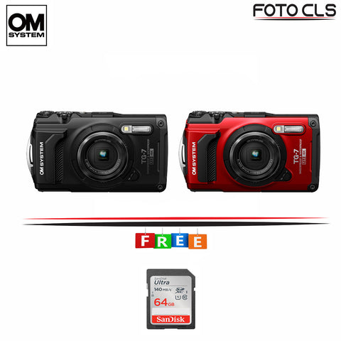 (August Promo)OM SYSTEM Tough TG-7 Digital Camera