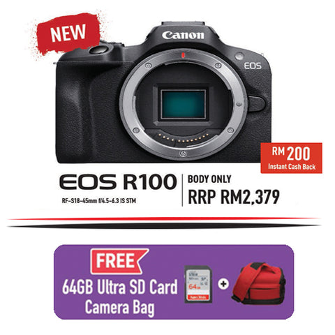 (March Promo)Canon EOS R100 Mirrorless Camera