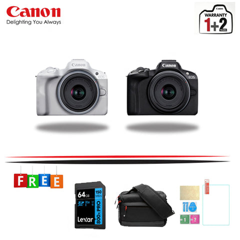 (October Promo)Canon EOS R50 Mirrorless Camera