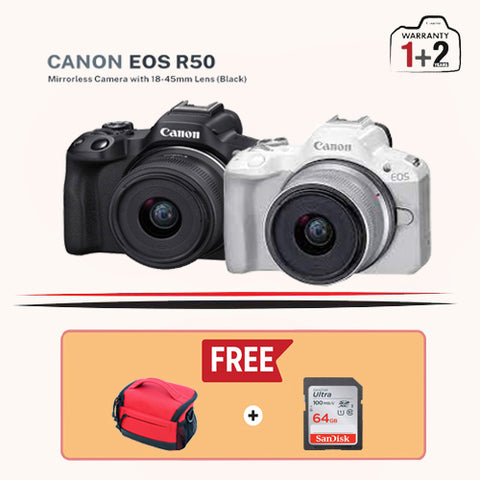 (September Promo)Canon EOS R50 Mirrorless Camera