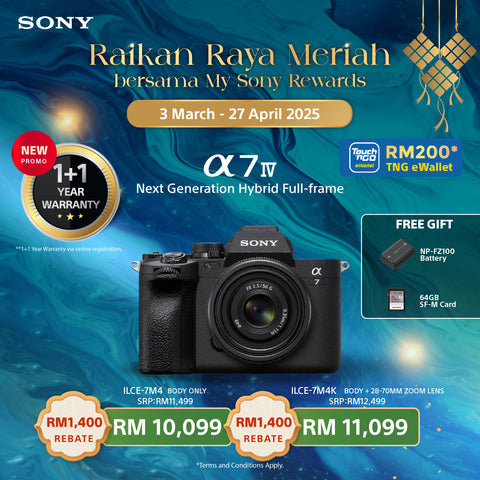 (March Promo)Sony Alpha a7 IV Mirrorless Digital Camera