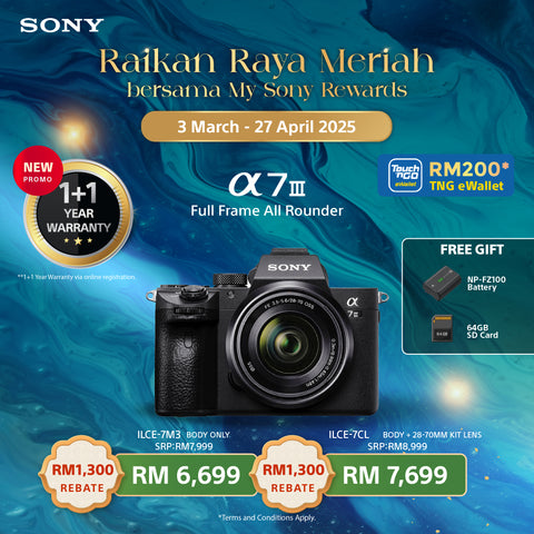 (March Promo)Sony Alpha a7 III Mirrorless Digital Camera