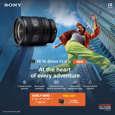 Sony FE 16-25mm f/2.8 G Lens