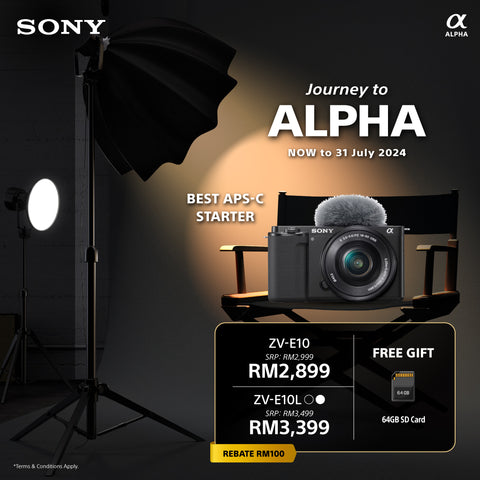 (July Promo)Sony ZV-E10 Mirrorless Camera