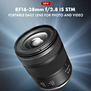 (Coming Soon)Canon RF 16-28mm f/2.8 IS STM Lens