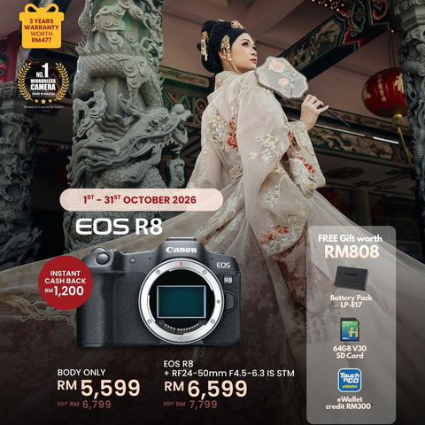(October Promo)Canon EOS R8 Mirrorless Camera
