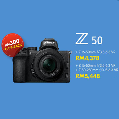 (April Promo)Nikon Z50 Mirrorless Digital Camera