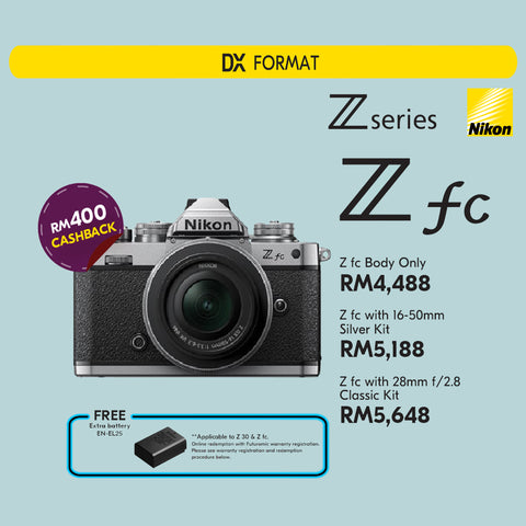 (March Promo)Nikon Z fc Mirrorless Digital Camera