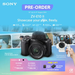 (Pre Order)Sony ZV-E10 II Mirrorless Camera