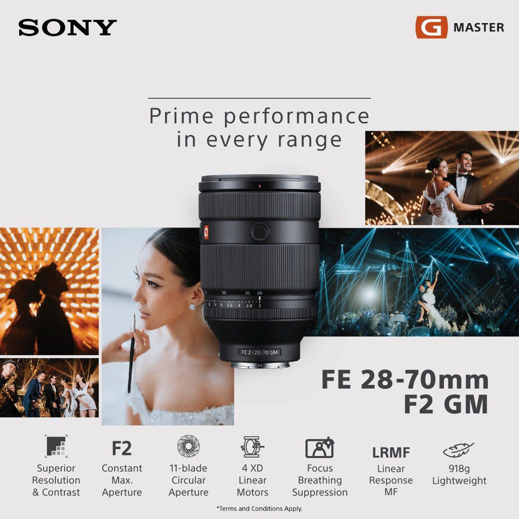 Sony FE 28-70mm f/2 GM Lens