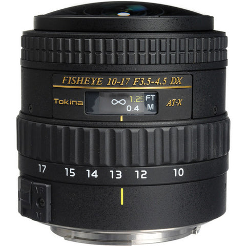(Clearance) Tokina 10-17mm f/3.5-4.5 AT-X 107 AF NH Fisheye  Lens