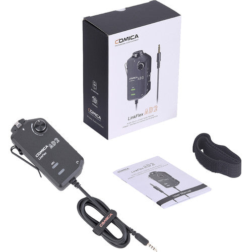 Comica Audio LinkFlex AD2 Single-Channel Mic and Guitar Interface for Smartphones and Cameras