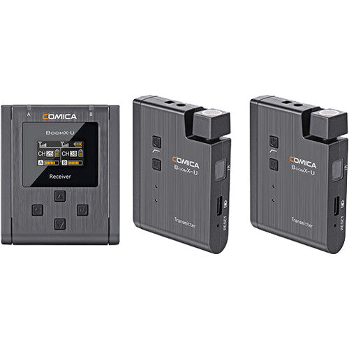 Comica Audio BoomX-U U2 / QUA Compact Wireless Microphone System for Mirrorless/DSLR Cameras